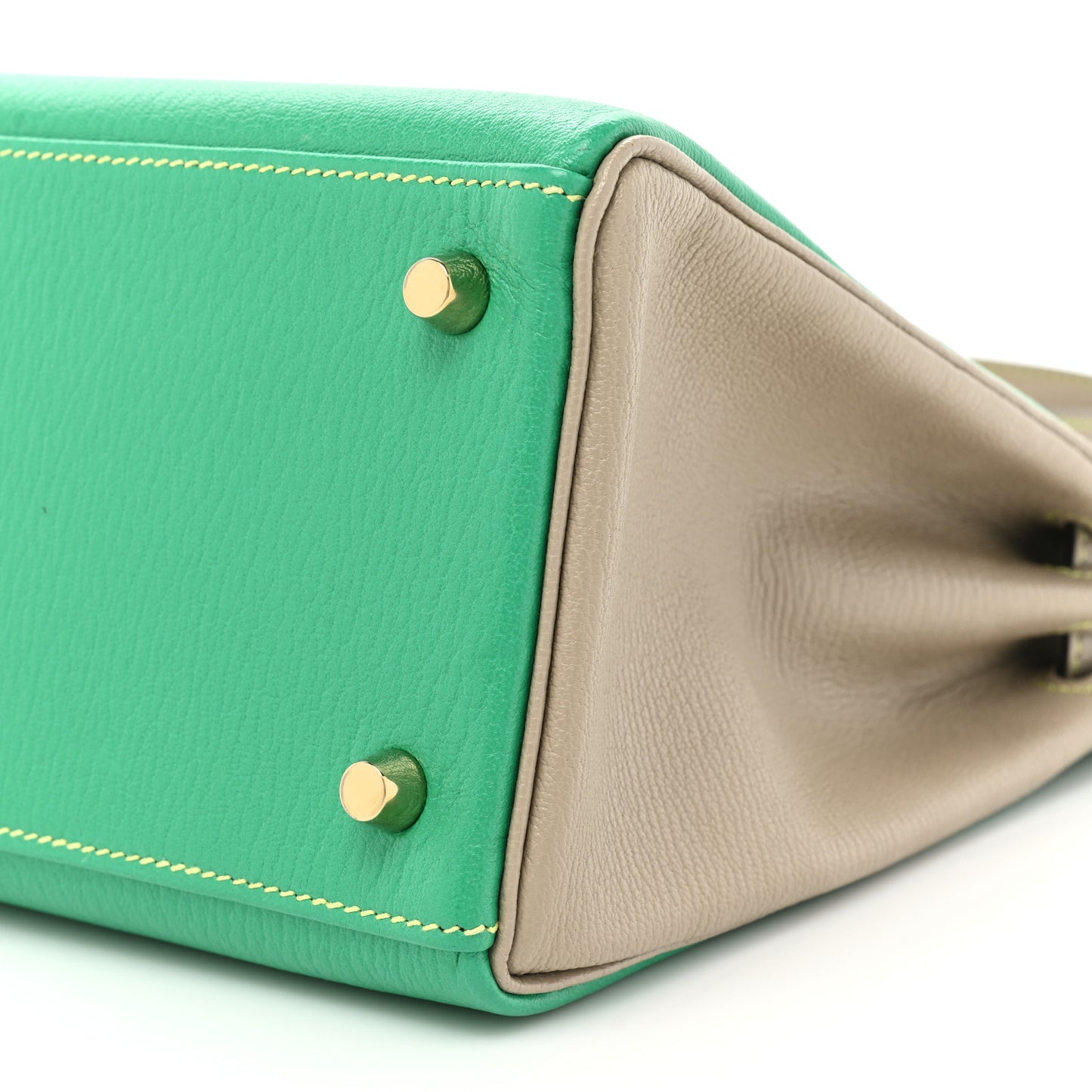 Chevre Mysore Horseshoe Kelly Retourne 28 Menthe Gris Tourterelle