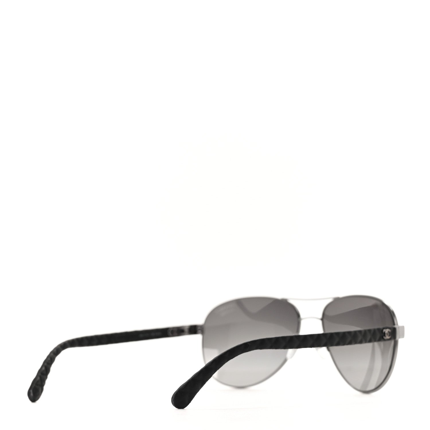 Chanel Aviator Polarized Sunglasses 4204-Q Black 4 of 7