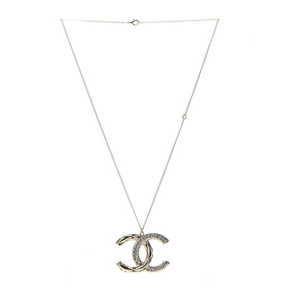 Chanel Metal Crystal 2.55 Bijoux CC Necklace Gold 2 of 5