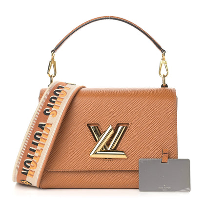 Louis Vuitton Epi Twist Shoulder Bag MM Gold Honey 1 of 9