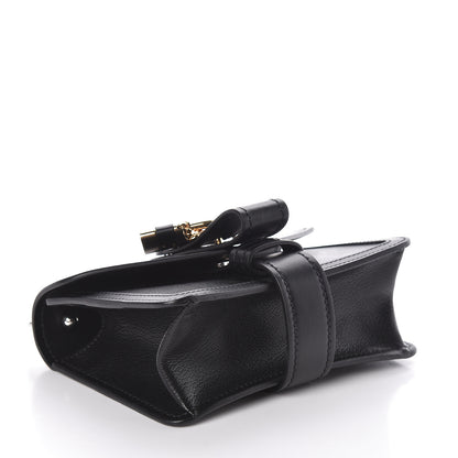 Chloe Shiny Goatskin Calfskin Aby Chain Shoulder Bag Black 4 of 9