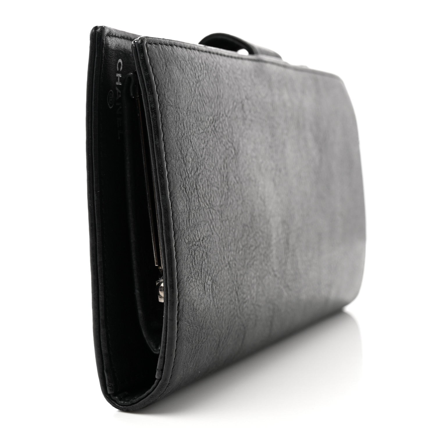 Chanel Calfskin Timeless French Wallet Black 3 of 8