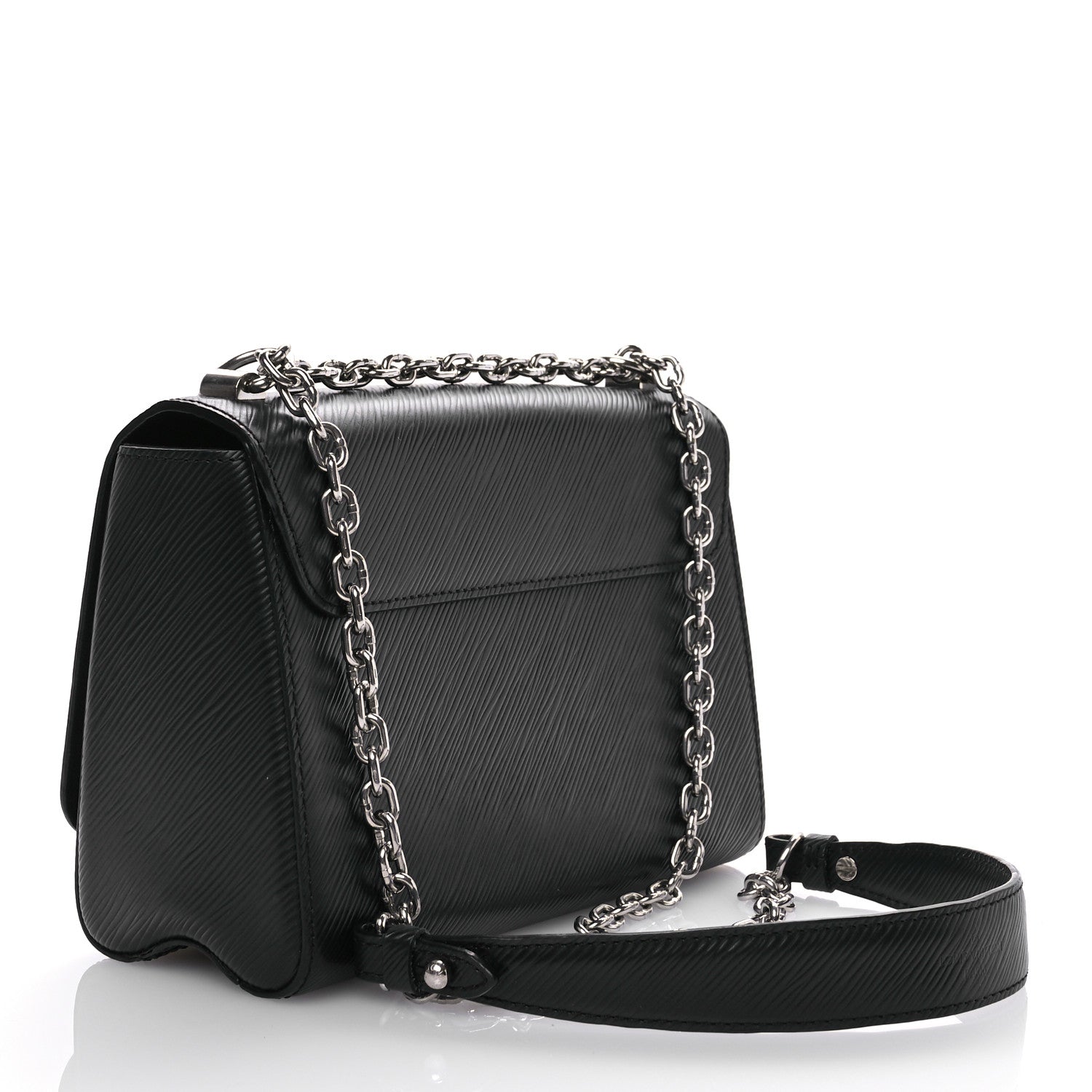 Louis Vuitton Epi Twist Shoulder Bag MM Black 2 of 9