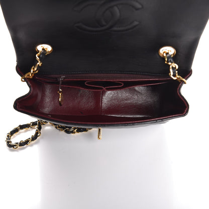 Chanel Lambskin Quilted Mini Square Flap Bag Black 5 of 9