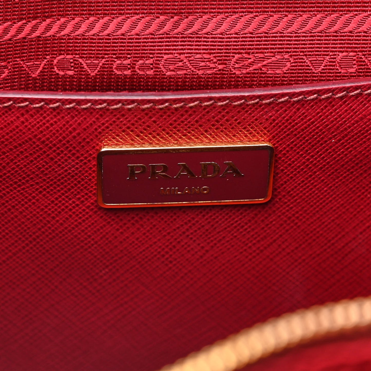Saffiano Lux Medium Tote Cerise