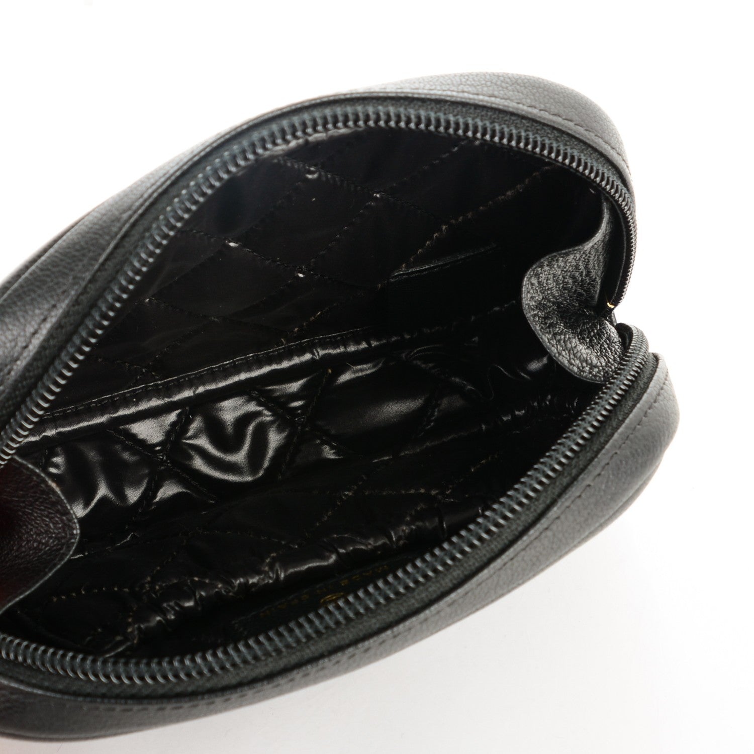 Chanel Goatskin CC Cosmetic Case Black 12 of 14