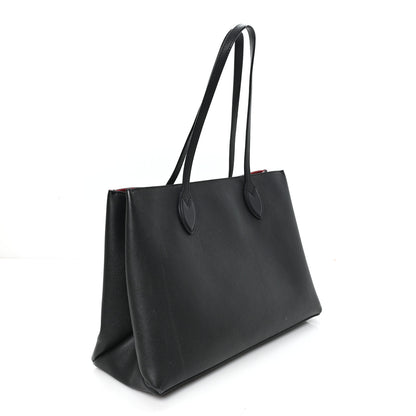 Louis Vuitton Grained Calfskin Lockme Shopper Black 3 of 10