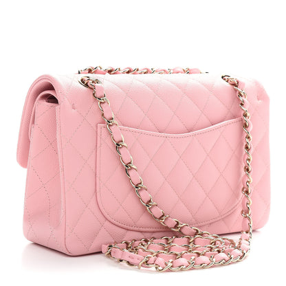 Chanel Caviar Quilted Small Double Flap Pink 3 of 9