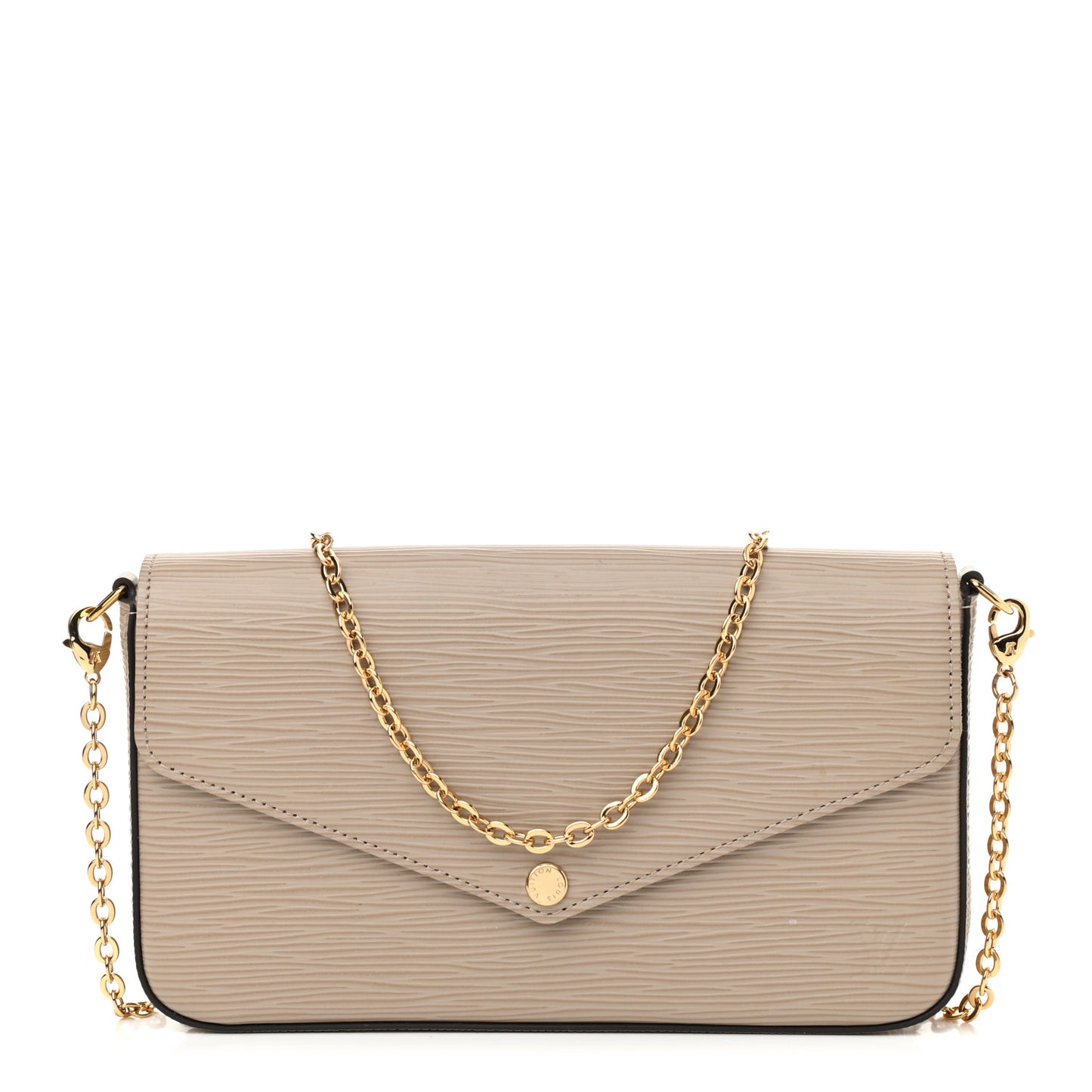 Epi Felicie Pochette Chain Wallet Galet