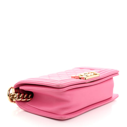 Chanel Calfskin Quilted Small Boy Flap Pink 4 of 10