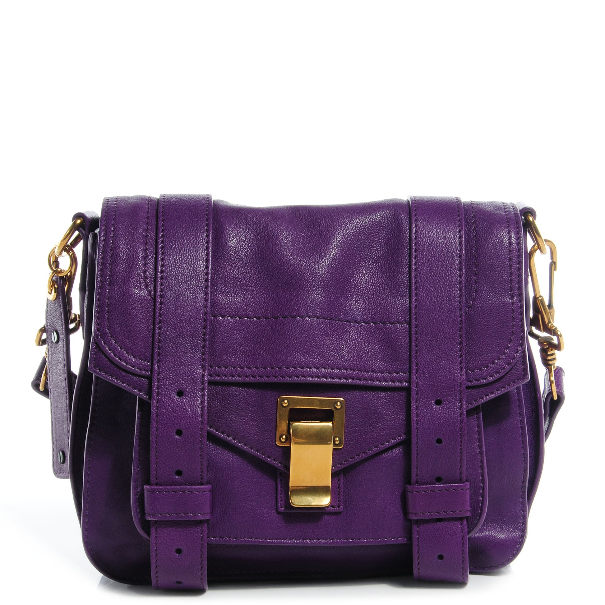 Proenza Schouler Leather PS1 Pouch Messenger Bag Veruca Salt 1 of 11