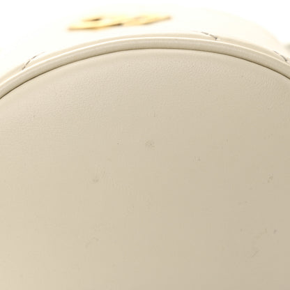Gucci Calfskin Matelasse Mini GG Marmont 2.0 Bucket Bag White 11 of 16