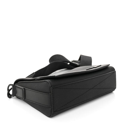 Louis Vuitton Calfskin Aerogram Takeoff Messenger PM Black 4 of 9