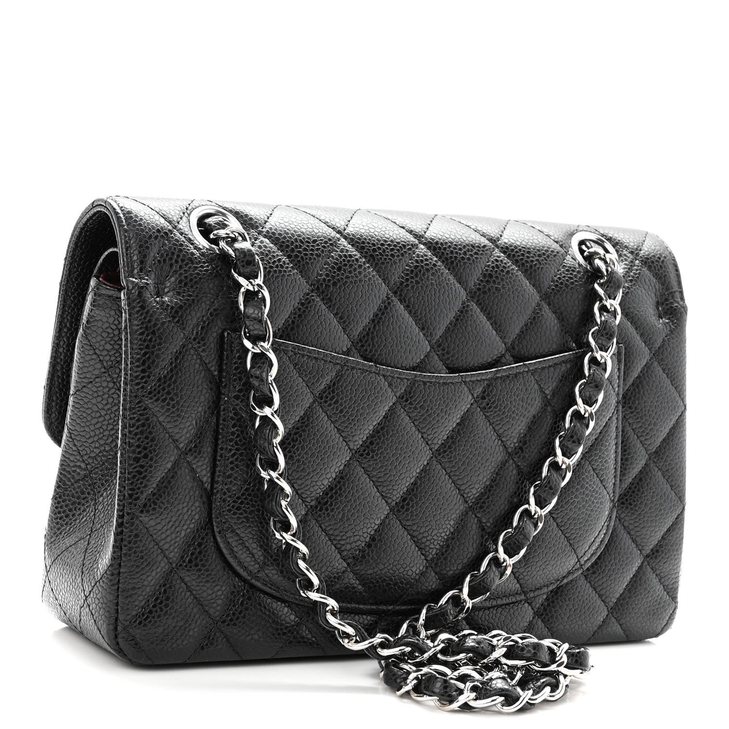 Chanel Caviar Quilted Small Double Flap Black 3 of 10