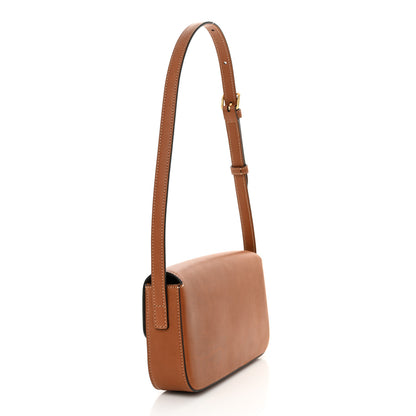 Celine Natural Calfskin Triomphe Shoulder Bag Tan 3 of 12