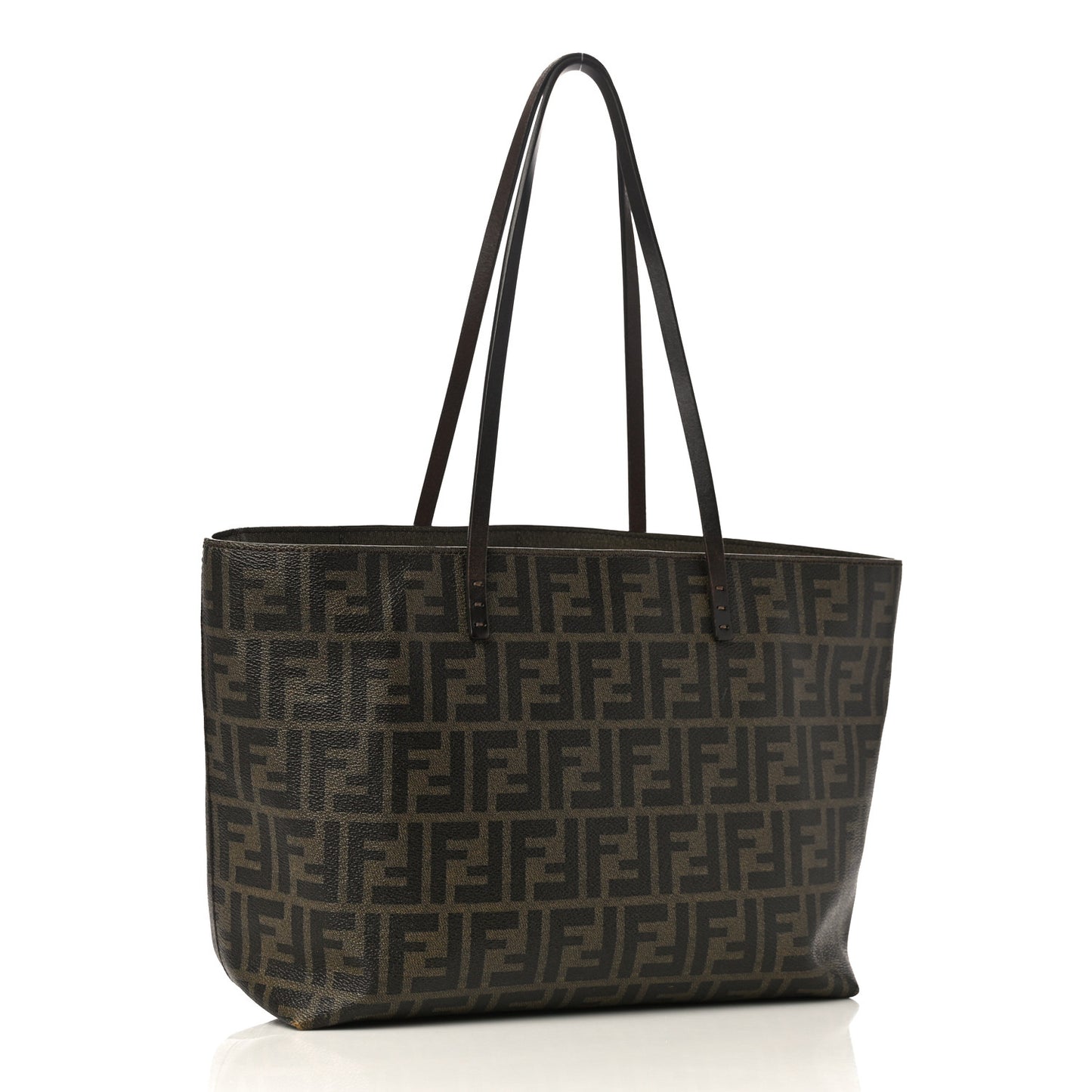 Zucca Spalmati Small Roll Tote Tobacco Moro