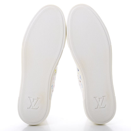 Louis Vuitton Monogram Multicolor High Top Sneakers 39 White 5 of 7