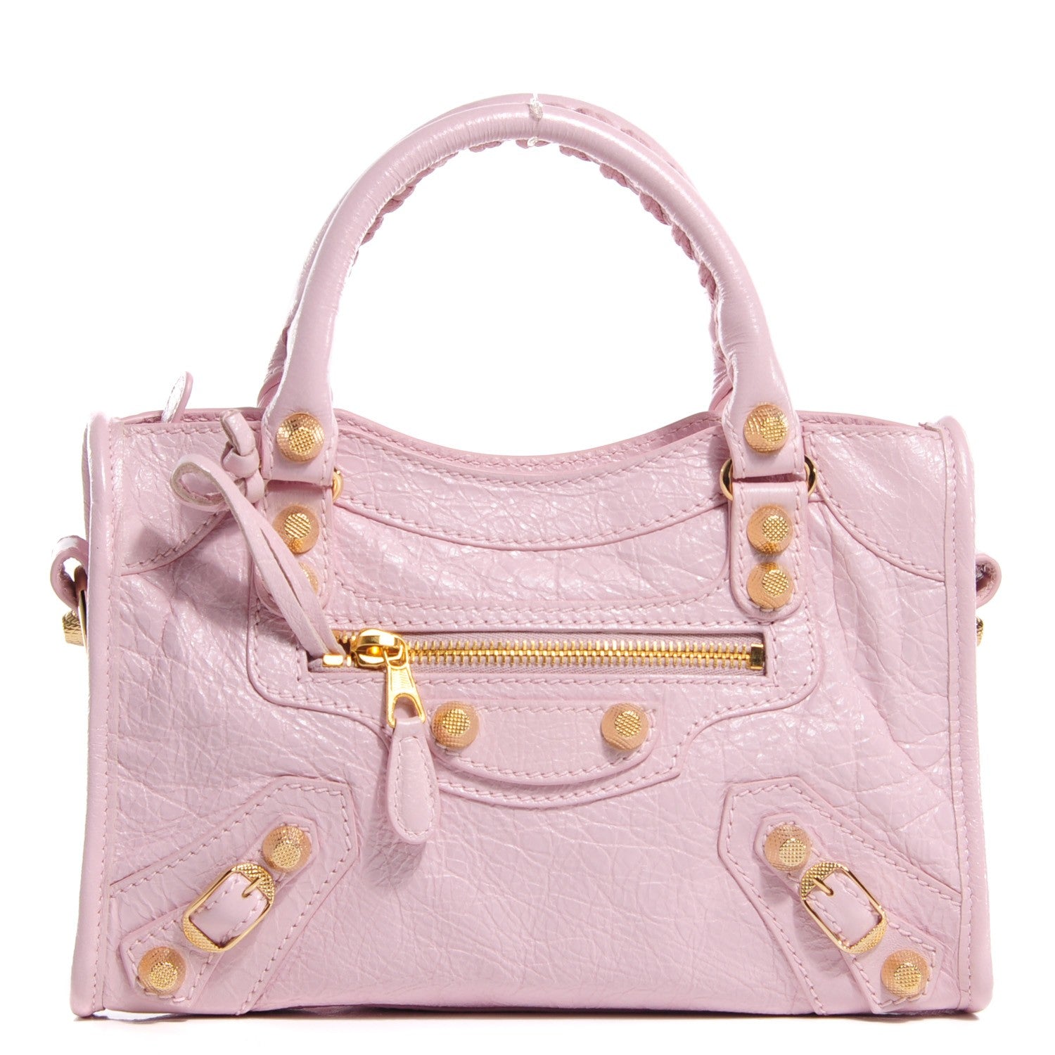 Balenciaga Agneau Giant 12 Gold Hardware Mini City Rose Poudre Rose Petunia 1 of 15