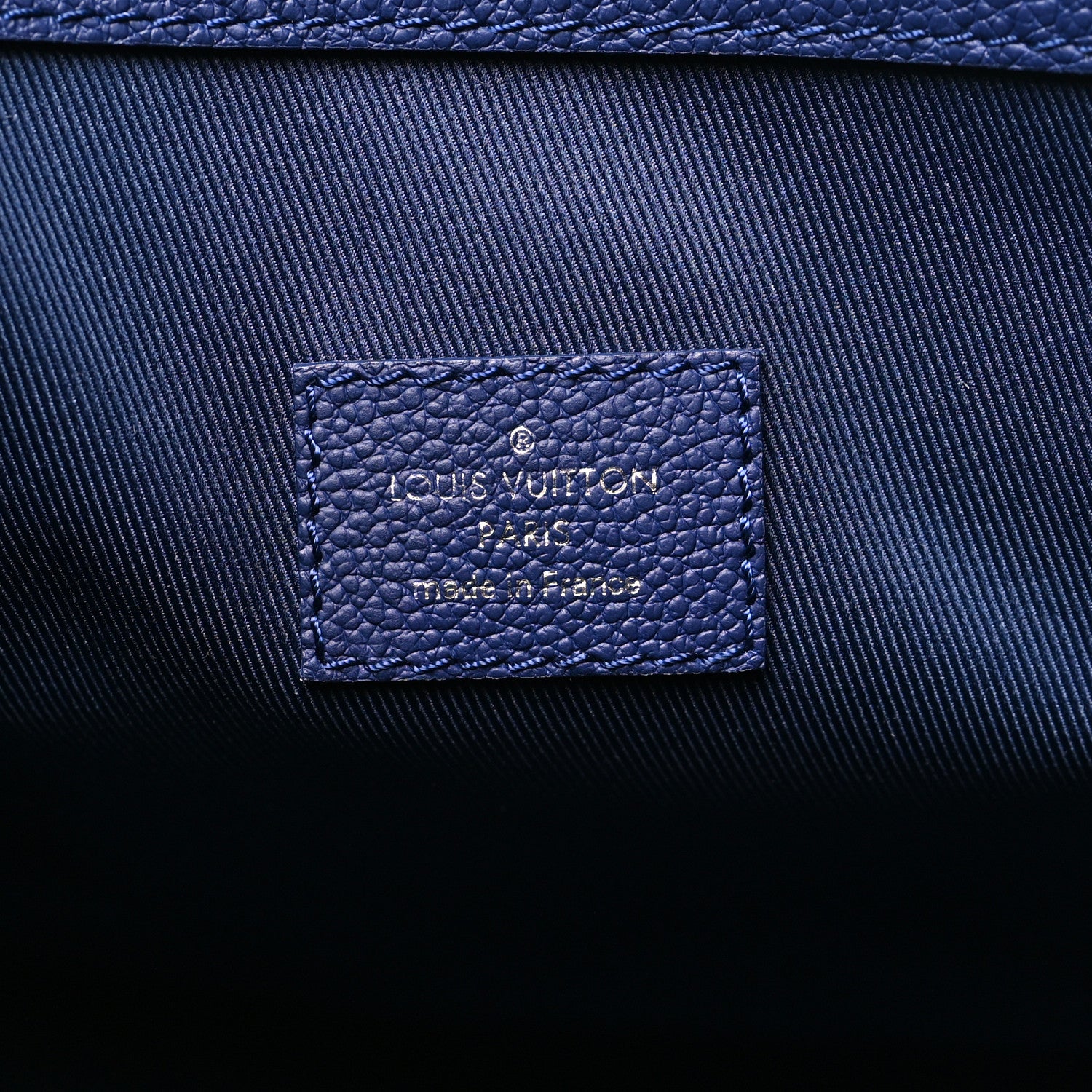 Louis Vuitton Cowhide Monogram Bandana Keepall Bandouliere 50 Blue 5 of 8
