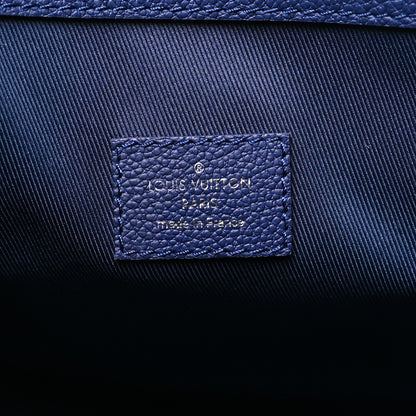 Louis Vuitton Cowhide Monogram Bandana Keepall Bandouliere 50 Blue 5 of 8