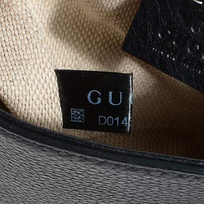 Gucci Pebbled Calfskin Small Soho Flap Crossbody Black 8 of 9