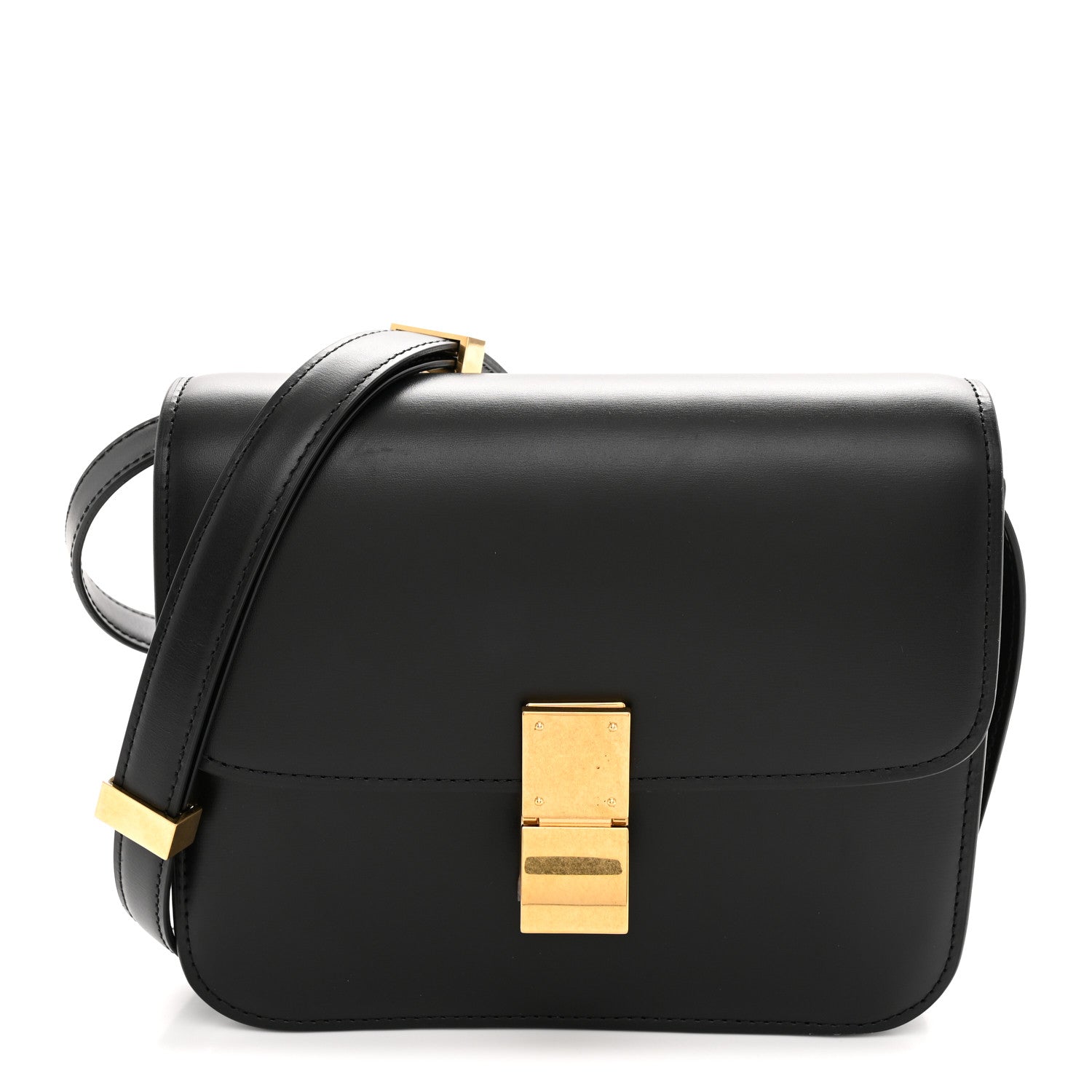 Celine Box Calfskin Teen Classic Box Flap Black 1 of 9