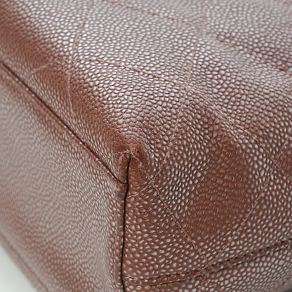 Chanel Metallic Caviar Quilted Shoulder Bag Brown 11 of 13