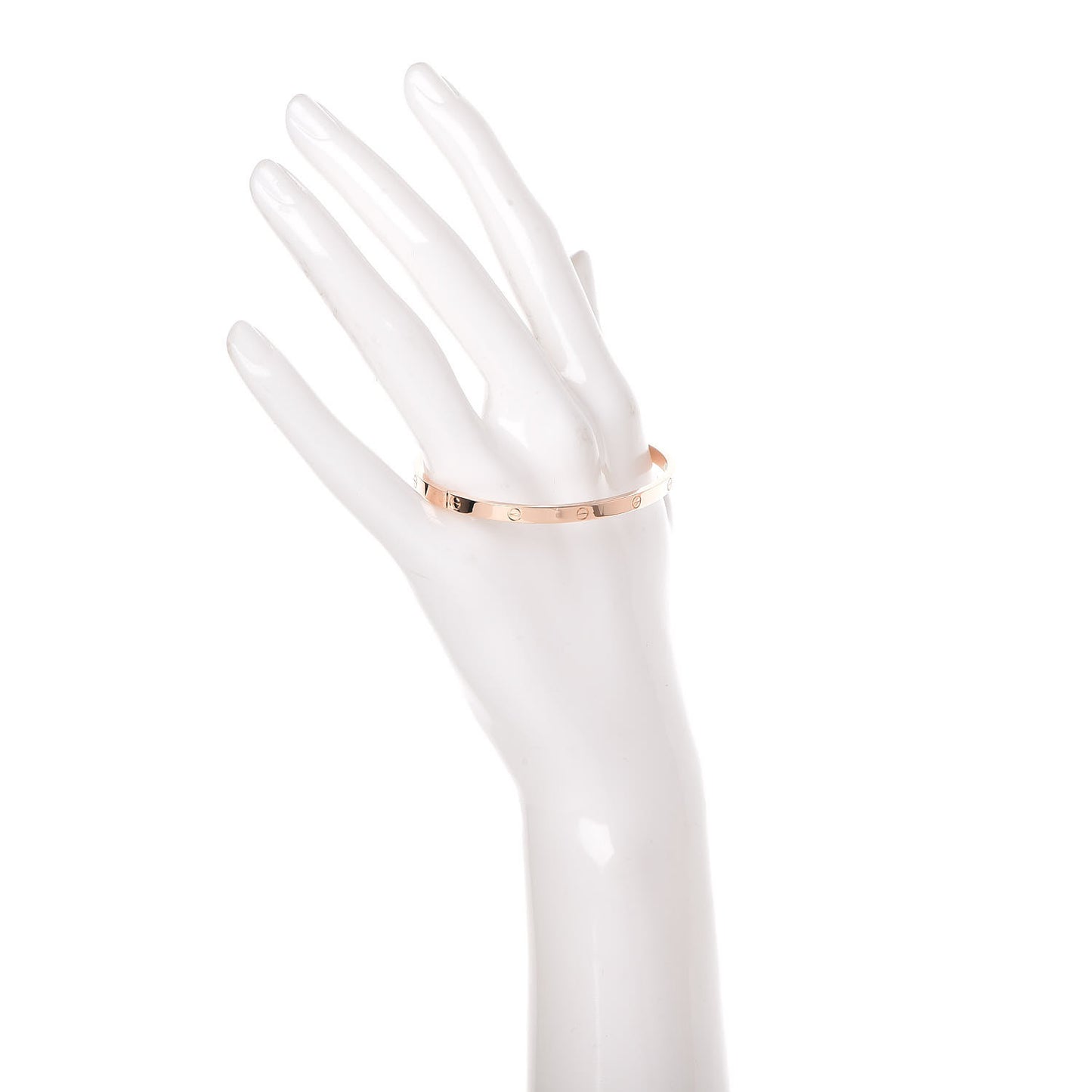 18K Pink Gold Small LOVE Bracelet 17