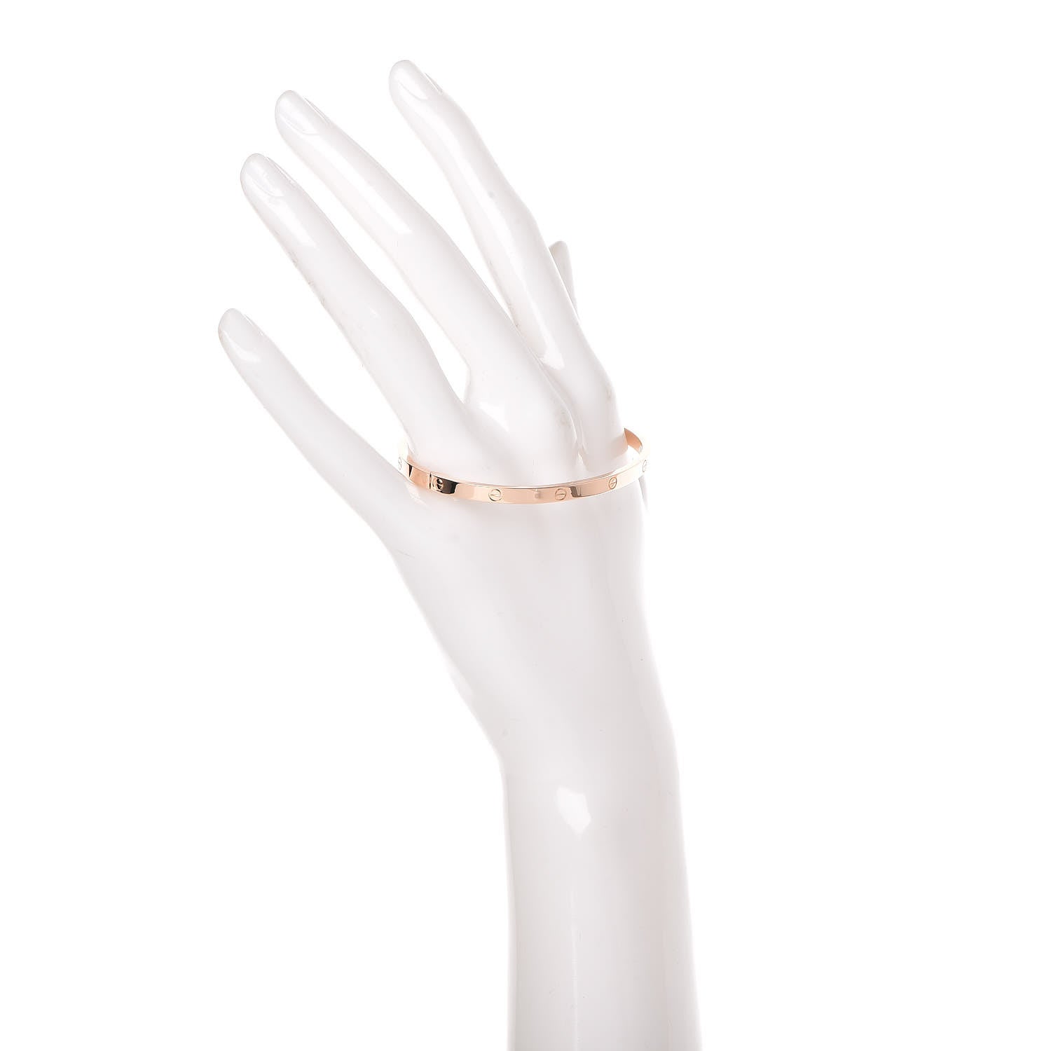 Cartier 18K Pink Gold Small LOVE Bracelet 17 2 of 5