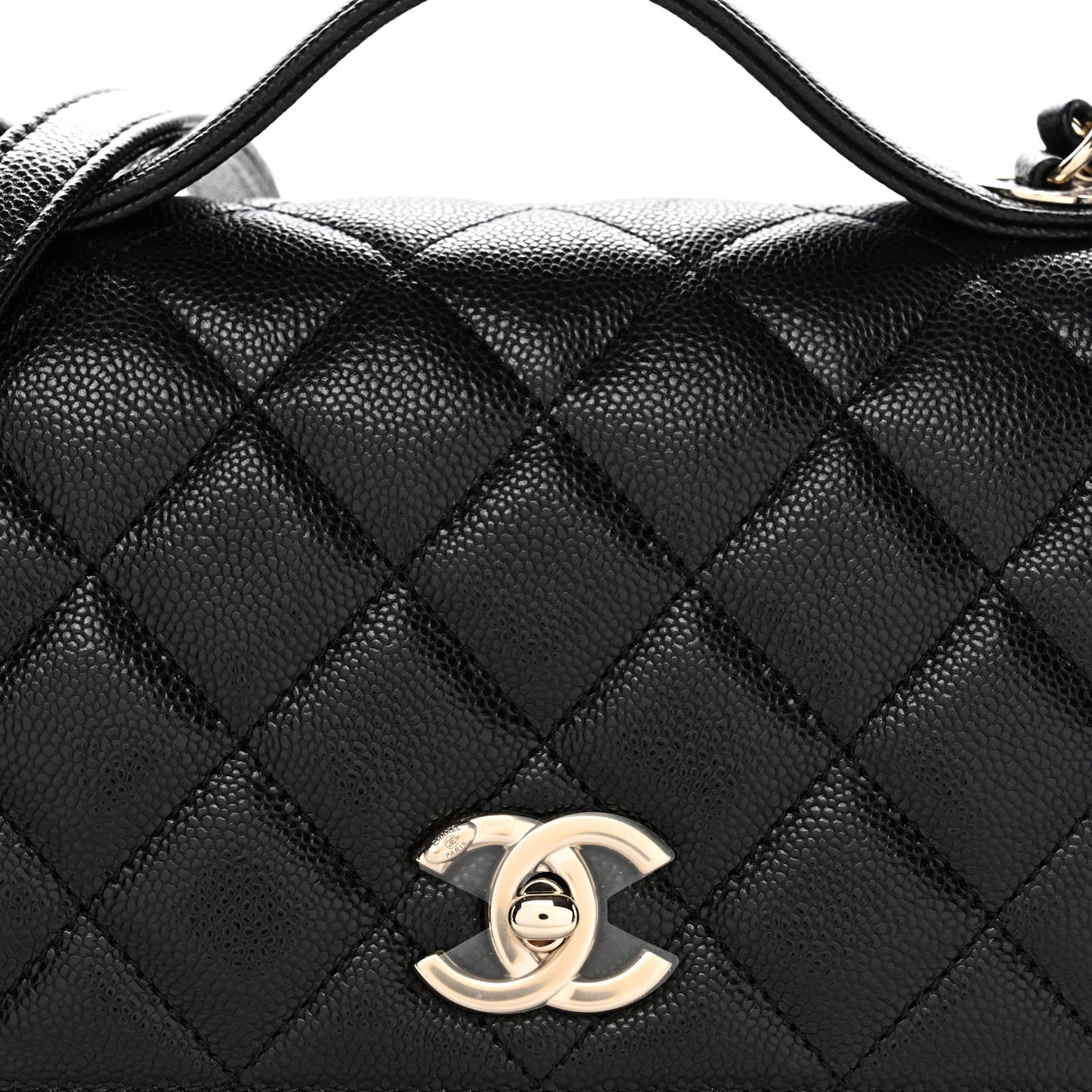 Caviar Quilted Medium Business Affinity Flap Black