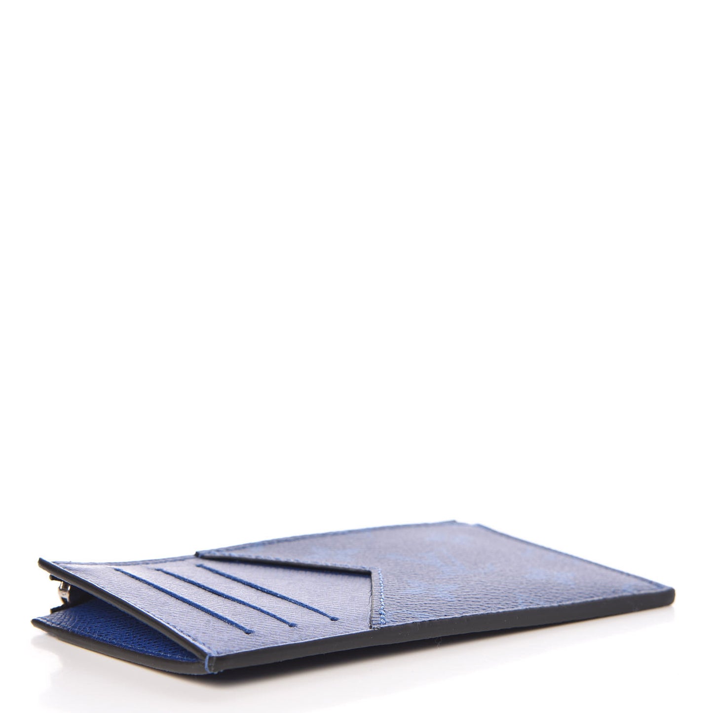 Monogram Taiga Coin Card Holder Cobalt