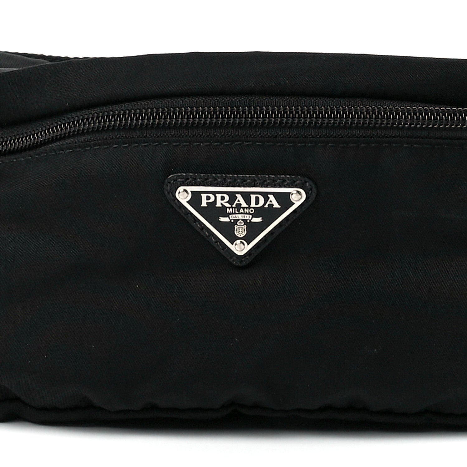Prada Tessuto Nylon Montagna Belt Bag Black 8 of 11