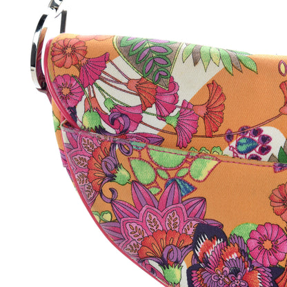 Christian Dior Canvas Floral Saddle Bag Multicolor 12 of 13