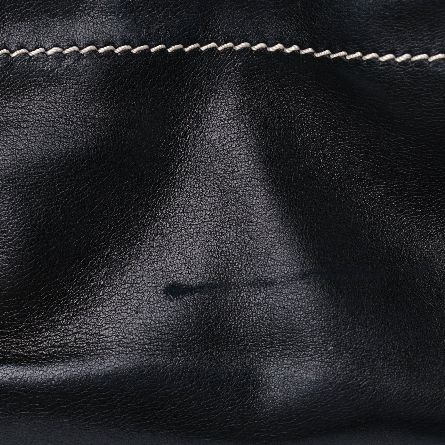 Lambskin Lax Accordion Hobo Black