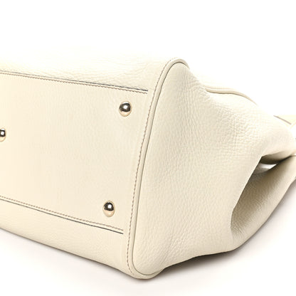 Gucci Pebbled Calfskin Medium Soho Shoulder Bag Off White 10 of 10