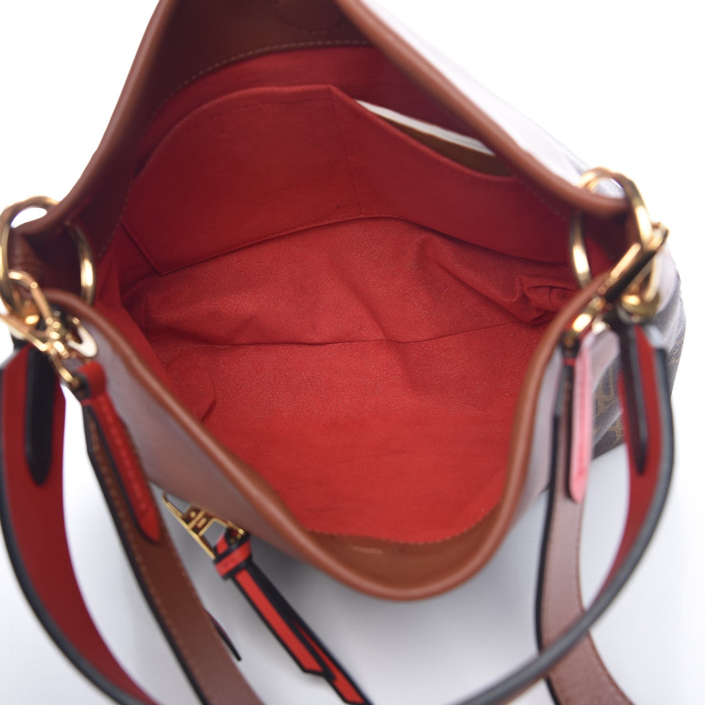 Monogram Tuileries Besace Caramel Rouge