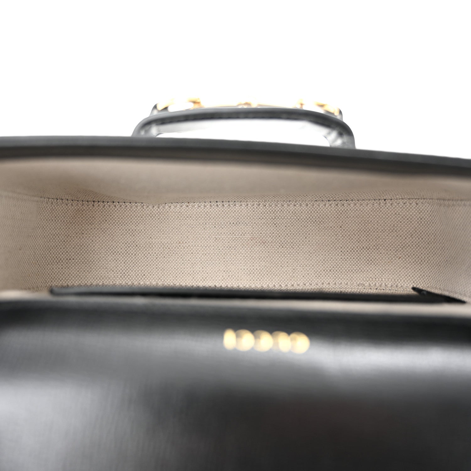 Gucci Azalea Calfskin Web Mini Horsebit 1955 Shoulder Bag Black 5 of 10