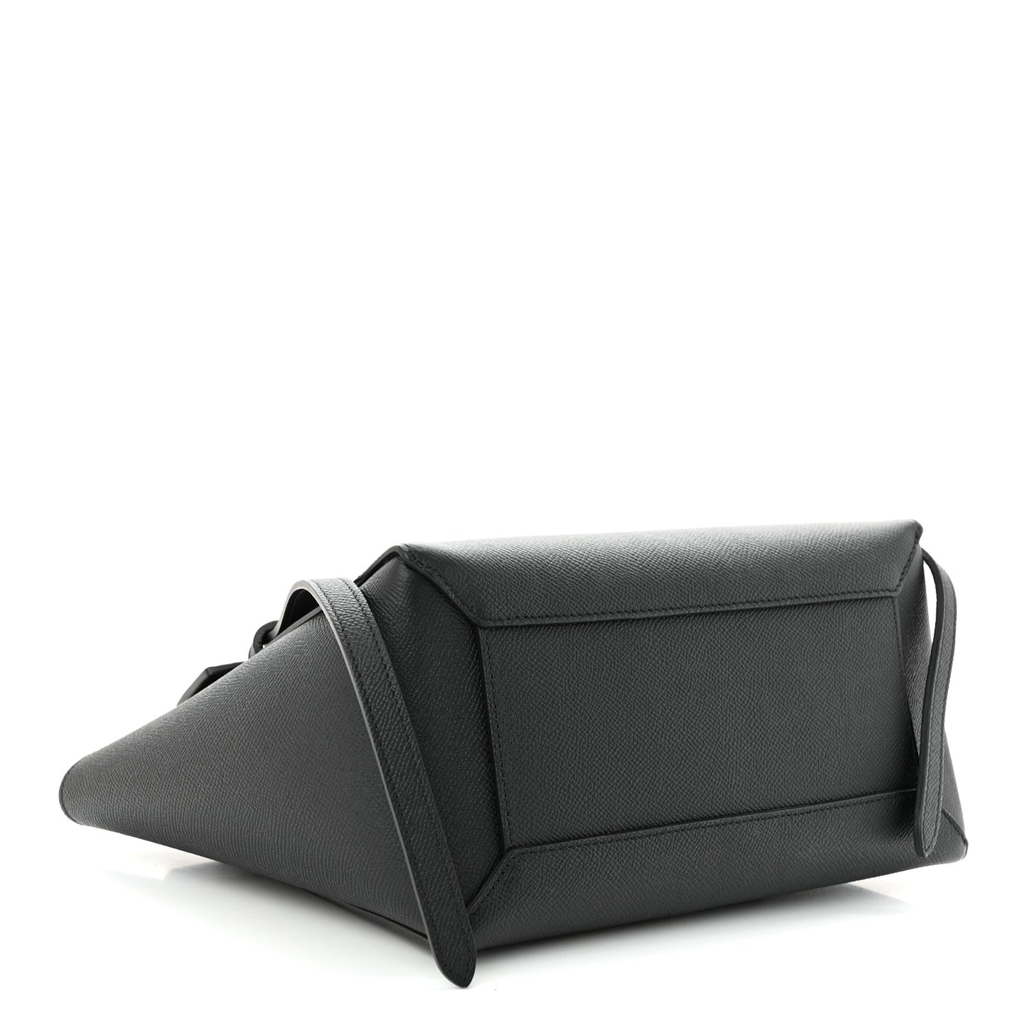 Grained Calfskin Micro Belt Bag Black