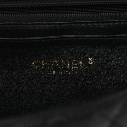 Chanel Caviar Quilted Jumbo Kelly Flap Black 6 of 9