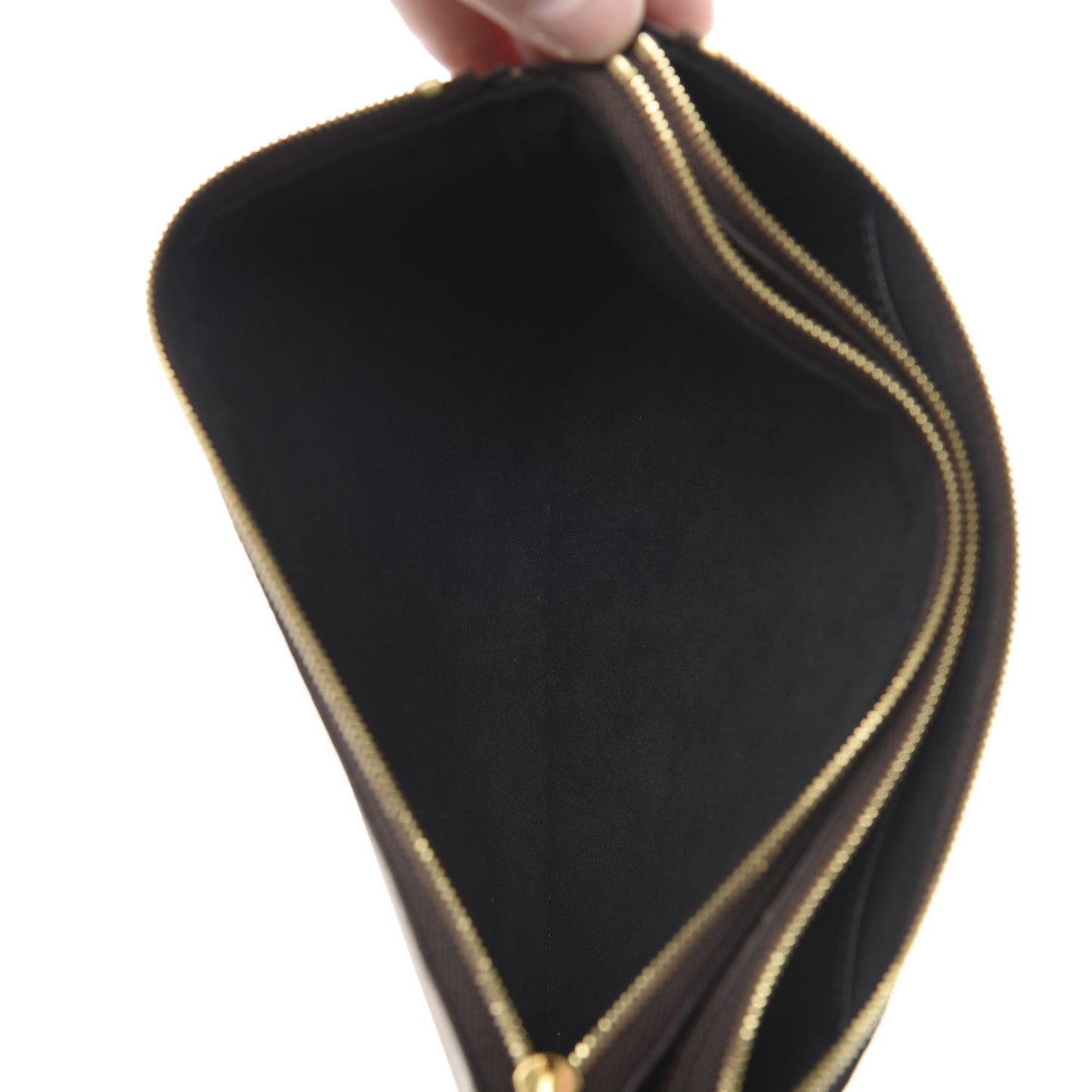 Reverse Monogram Giant Double Zip Pochette