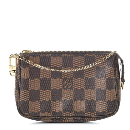 Louis Vuitton Damier Ebene Mini Pochette Accessories 1 of 7