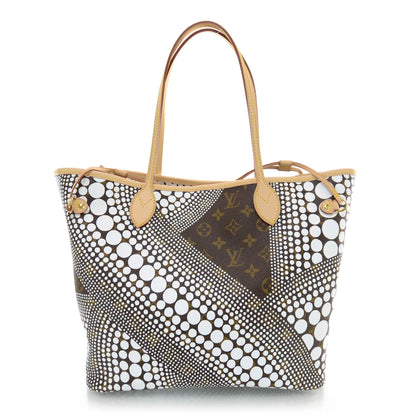 Louis Vuitton Monogram Kusama Waves Neverfull MM White 1 of 7