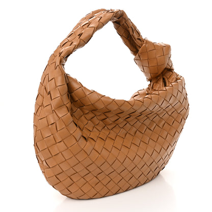 Bottega Veneta Nappa Intrecciato Teen Jodie Hobo Caramel 3 of 11