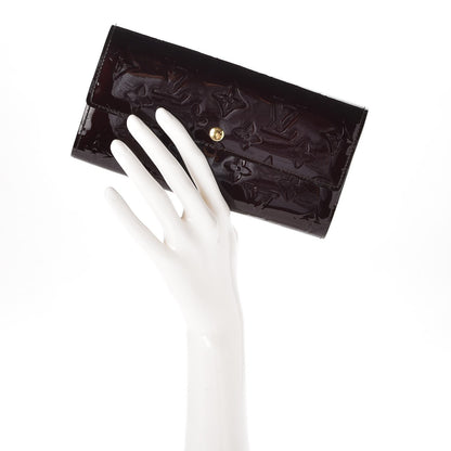Louis Vuitton Vernis Sarah Wallet Amarante 2 of 6