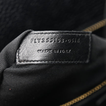 Saint Laurent Grained Calfskin Small Sac De Jour Black 9 of 13