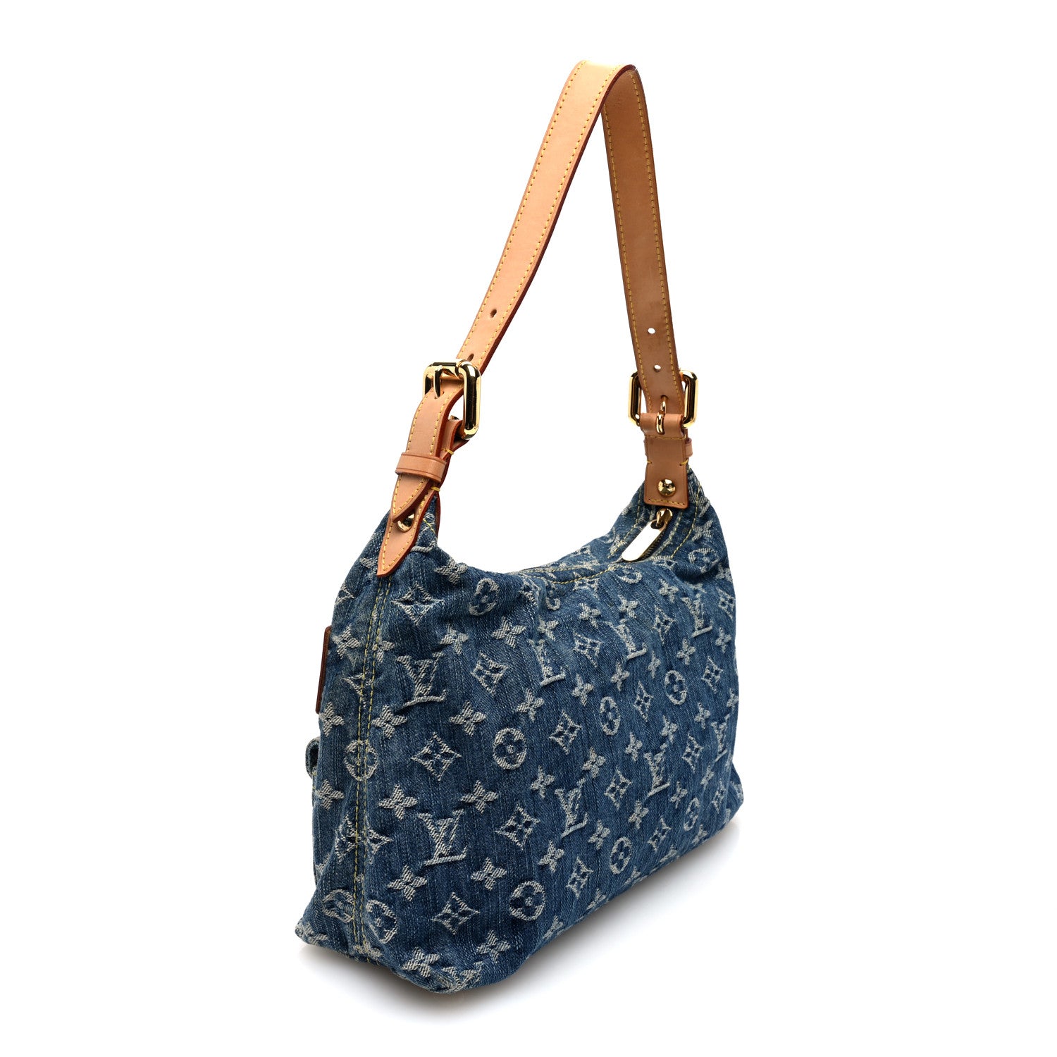 Louis Vuitton Monogram Denim Baggy PM Blue 3 of 9