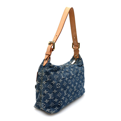 Louis Vuitton Monogram Denim Baggy PM Blue 3 of 9