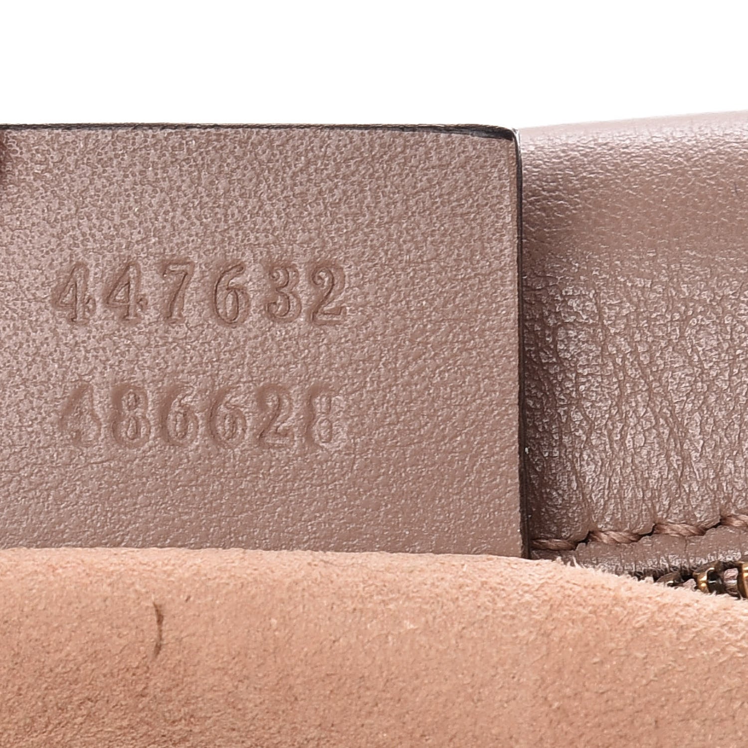 Gucci Calfskin Matelasse Small GG Marmont Chain Shoulder Bag Taupe 7 of 12