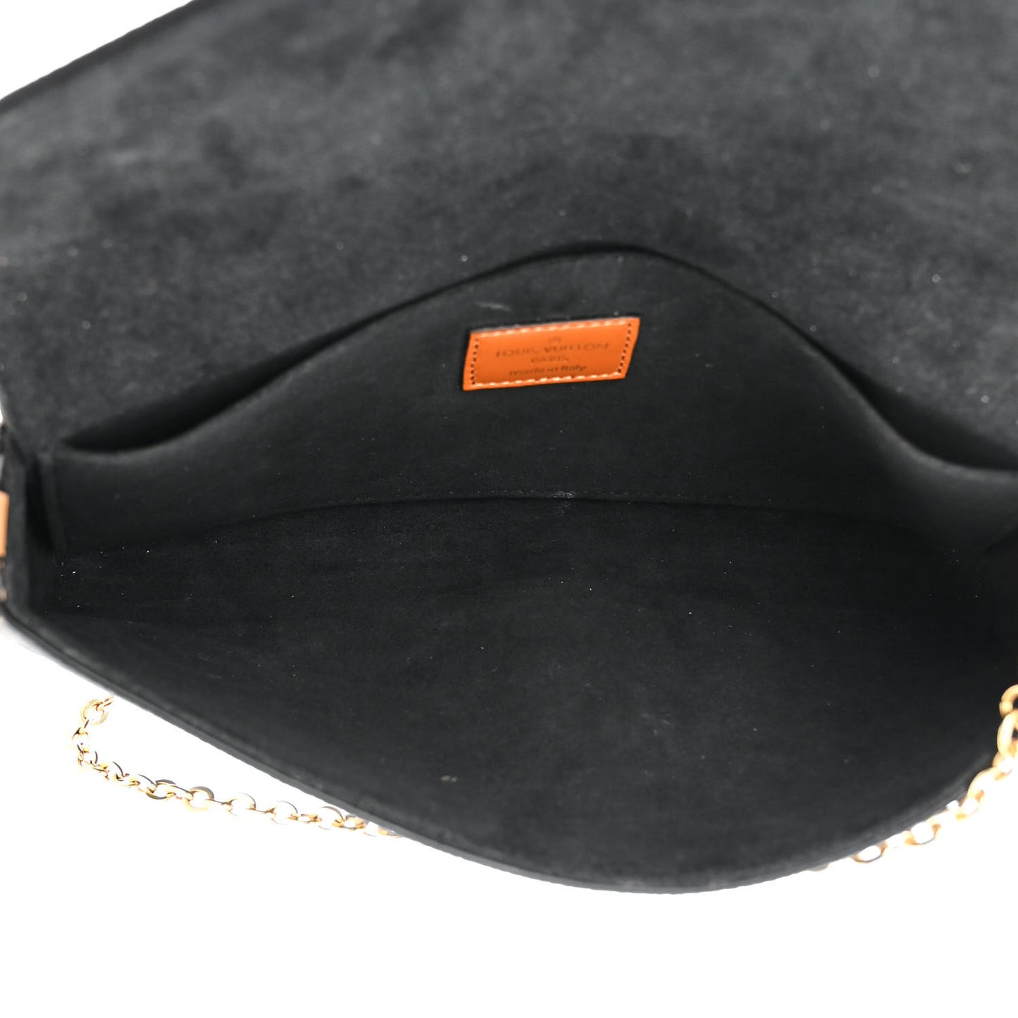 Monogram Animal Print Pochette Felicie Chain Wallet