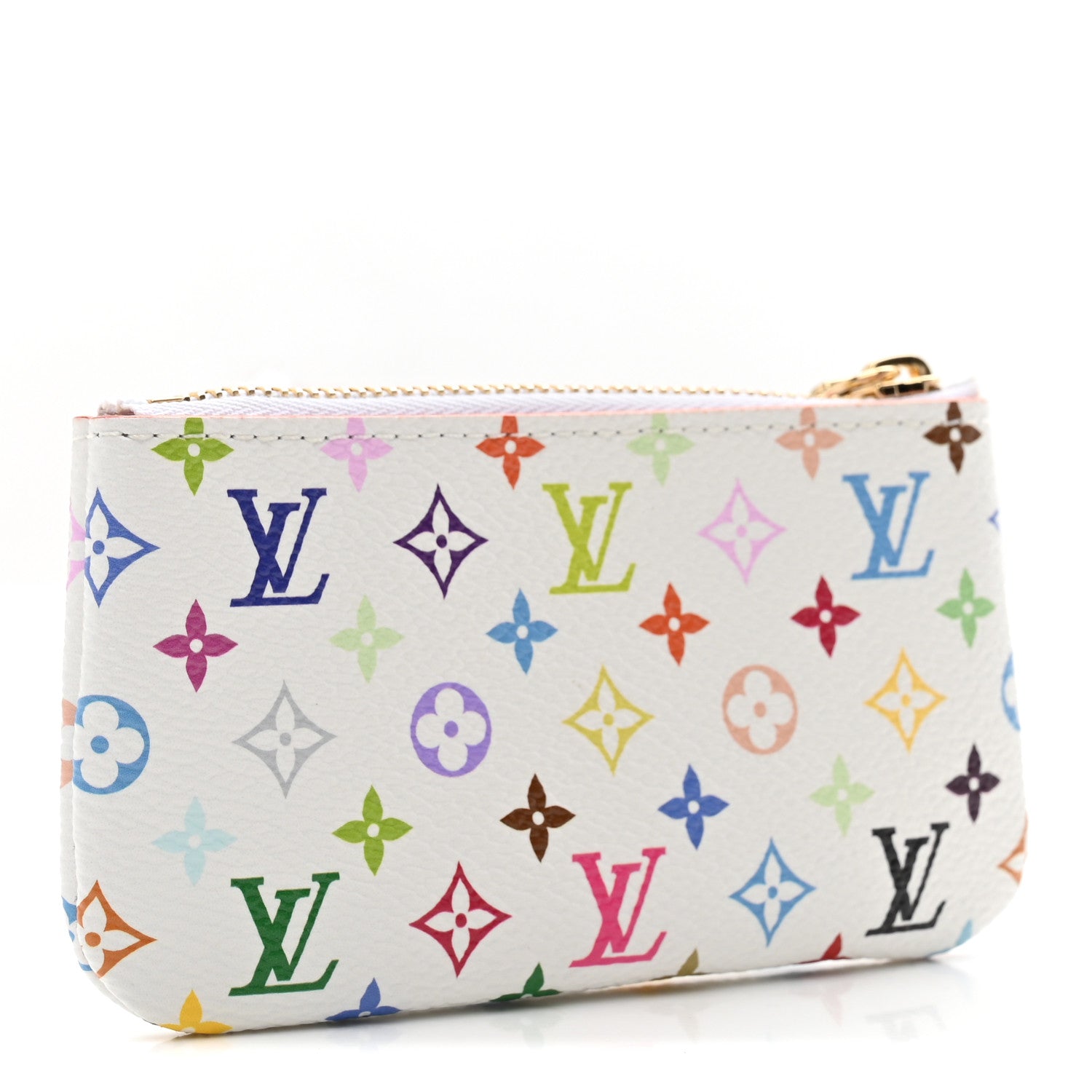Louis Vuitton LV X TM Monogram Multicolor Key Pouch White 3 of 8